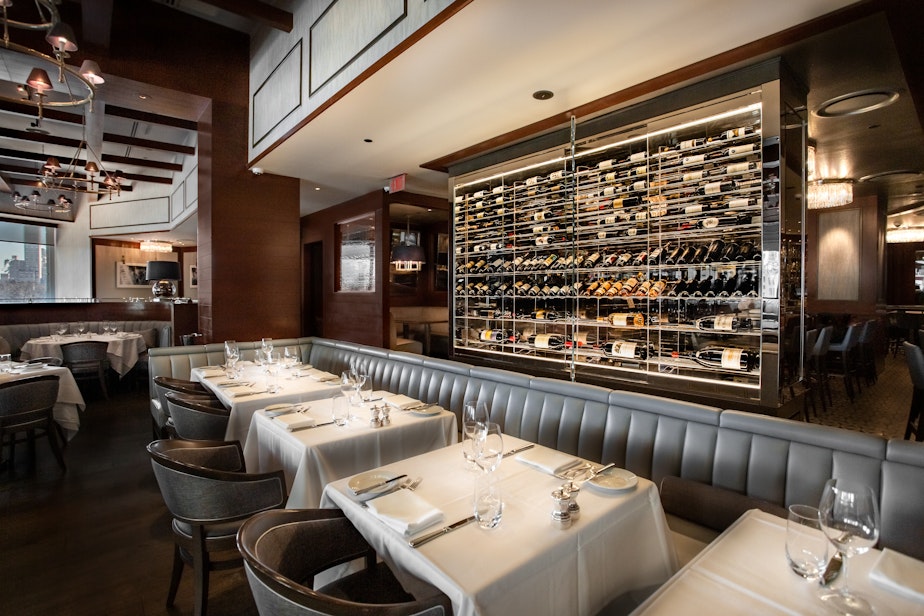 Porter House NYC commercial wine cellar